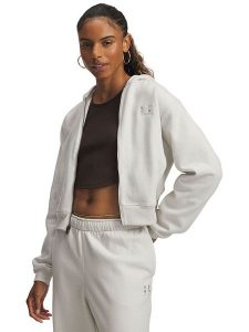 Under Armour Bluza "Icon Vida" w kolorze białym rozmiar: L. Białe bluzy Under Armour, l, bez wzorów, bez kaptura. Za 219,08 zł.