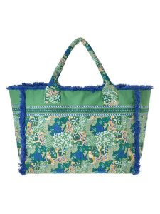 BLE Shopper bag w kolorze zielonym - 42 x 30 x 20 cm rozmiar: onesize. Zielone shopper bag BLE, bez wzorów, z materiału, na ramię, bez dodatków. Za 54,95 zł.