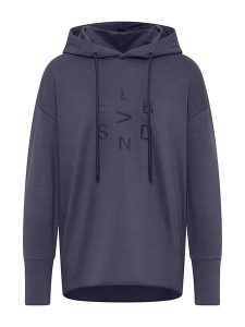 ELBSAND Bluza "Alster" w kolorze granatowym rozmiar: M. Niebieskie bluzy ELBSAND, m, bez wzorów, z kapturem. Za 144,92 zł.