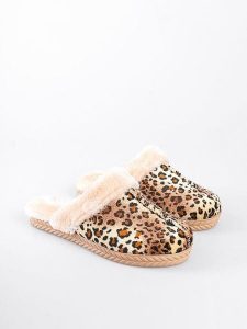 Trendyol Kapcie w kolorze brązowo-beżowym rozmiar: 40. Brązowe kapcie Trendyol, bez wzorów. Za 56,99 zł.