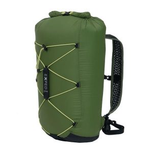 Plecak wodoszczelny z rolowanym zamknięciem Exped Cloudburst. Czarne plecaki EXPED. Za 274,99 zł.
