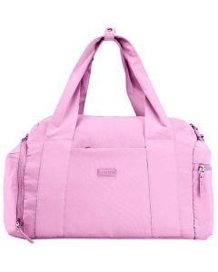 Torba sportowa WINGS SOLENNE z kieszenią na buty i pasem na walizkę PINK. Czerwone torby podróżne i sportowe WINGS, bez wzorów, z materiału, na ramię. Za 129,90 zł.