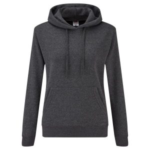 Bluza Damska Z Kapturem Classic Heather. Szare bluzy FRUIT OF THE LOOM, s, bez wzorów, z kapturem. Za 123,99 zł.