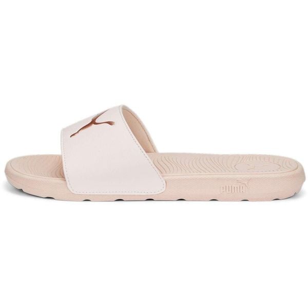 Klapki basenowe dla dorosłych Puma Cool Cat 2.0. Czerwone klapki Puma, bez wzorów, z materiału, bez obcasa. Za 190,00 zł.