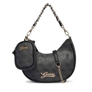 Torebka Guess. Czarne torebki klasyczne Guess, z aplikacjami, bez dodatków. Za 294,99 zł.