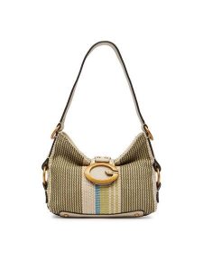 Guess Torebka Camden Mini HWAB93 08720 Beżowy. Brązowe torebki klasyczne Guess, z aplikacjami, z materiału, bez dodatków. Za 589,99 zł.