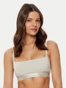Calvin Klein Underwear Biustonosz do karmienia 000QF8008E Beżowy. Brązowe biustonosze Calvin Klein Underwear, bez wzorów, z bawełny. Za 129,99 zł.