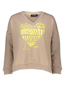 Miss goodlife Bluza w kolorze beżowym rozmiar: L. Brązowe bluzy miss goodlife, l, bez wzorów, z bawełny, bez kaptura. Za 162,49 zł.