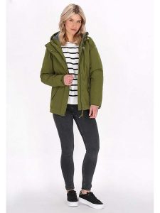 Schmuddelwedda Parka w kolorze oliwkowym rozmiar: L. Zielone płaszcze Schmuddelwedda, l, bez wzorów, bez kaptura. Za 424,06 zł.