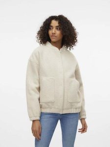 Vero Moda Kurtka "Amber" w kolorze beżowym rozmiar: XXL. Brązowe kurtki Vero Moda, xxl, bez wzorów, bez kaptura. Za 158,10 zł.