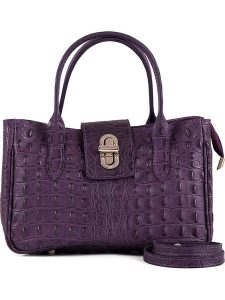 Lia Biassoni Skórzana torebka w kolorze fioletowym - 26 x 17 x 12 cm rozmiar: onesize. Różowe torebki klasyczne Lia Biassoni, bez wzorów, z materiału, przez ramię, bez dodatków. Za 268,55 zł.