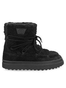 Gant Śniegowce 31541101 Czarny. Czarne buty zimowe GANT, z materiału, bez obcasa, bez zapięcia. Za 769,99 zł.