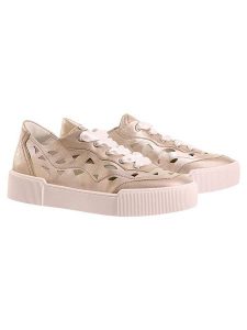 Högl Skórzane sneakersy w kolorze złotym rozmiar: 43. Żółte trampki HÖGL, bez wzorów, bez zapięcia. Za 298,67 zł.