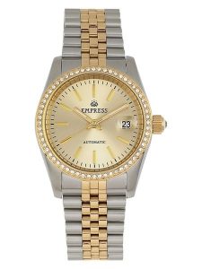 Empress Zegarek automatyczny "Constance" w kolorze srebrno-złotym rozmiar: onesize. Szare, analogowe zegarki Empress. Za 826,99 zł.