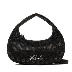 Torebka KARL LAGERFELD. Czarne torebki klasyczne KARL LAGERFELD, bez wzorów, bez dodatków. Za 689,99 zł.