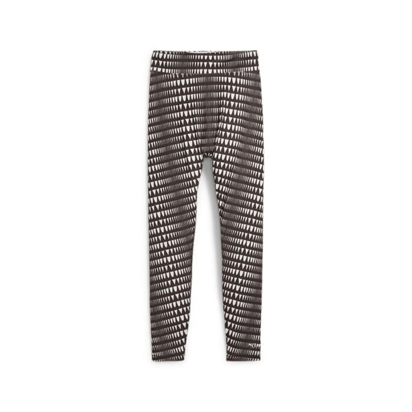 Damskie legginsy z wysokim stanem 7/8 Puma Lemlem. Brązowe legginsy Puma, bez wzorów, z materiału, z podwyższonym stanem. Za 330,75 zł.