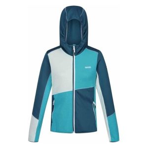 Bluza Polarowa Damska Melanżowy Pełen Suwak Walbury VII. Niebieskie kurtki Regatta, na zimę, bez wzorów, z polaru, bez kaptura. Za 83,99 zł.