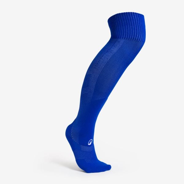 Skarpety piłkarskie Kipsta Essential Club. Niebieskie skarpetki KIPSTA, bez wzorów, z elastanu. Za 14,99 zł.