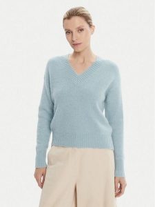 Weekend Max Mara Sweter Visista 2525366122 Błękitny Regular Fit. Niebieskie swetry klasyczne Weekend Max Mara, xs, z wełny, bez kołnierzyka. Za 579,99 zł.