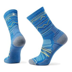 Skarpety trekkingowe Smartwool Hike Light Cushion Mountain Pattern Crew. Niebieskie skarpetki Smartwool, bez wzorów. Za 114,70 zł.