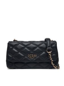 Guess Torebka HWQG96 32210 Czarny. Czarne torebki klasyczne Guess, z aplikacjami, ze skóry, bez dodatków. Za 349,99 zł.