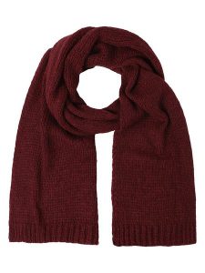 TATUUM Szal w kolorze bordowym - 185 x 33 cm rozmiar: onesize. Czerwone szaliki Tatuum, bez wzorów, z materiału. Za 97,95 zł.