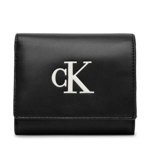 Portfel Calvin Klein. Czarne portfele Calvin Klein, bez wzorów. Za 249,99 zł.