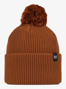 Czapka zimowa Buff Renvi - copper. Brązowe czapki Buff, bez wzorów, z dzianiny, eleganckie. Za 104,90 zł.