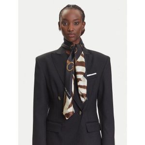 Chusta LAUREN RALPH LAUREN. Czarne apaszki i chusty Lauren Ralph Lauren, bez wzorów. Za 499,99 zł.