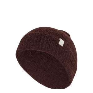 Czapka Soft Lux typu beanie. Białe czapki ADIDAS, bez wzorów, z dzianiny, eleganckie. Za 119,00 zł.