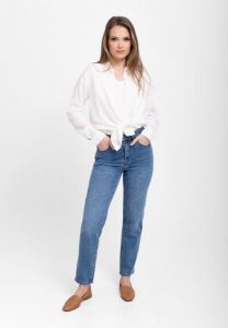 Niebieskie jeansy, Regular Fit, D-EPPY. Niebieskie rurki Volcano, z bawełny. Za 159,99 zł.