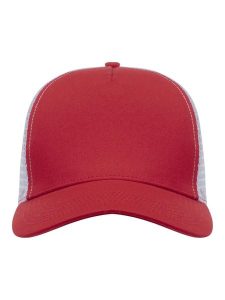 Clique Trucker Cap czapka 5-panelowa z bawełnianego twillu – Red/White. Czerwone czapki CLIQUE, bez wzorów, z bawełny. Za 77,83 zł.