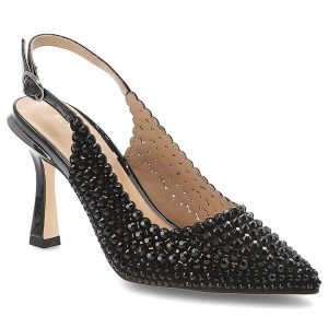 Czarne Czółenka Alma En Pena Eleganckie Obuwie Damskie Na Szpilce. Czarne czółenka Alma en Pena, bez wzorów, bez obcasa, na obcasie, bez zapięcia. Za 518,99 zł.