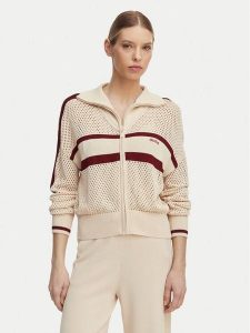 Guess Bluza V6GR08 Z0729 Beżowy Regular Fit. Brązowe bluzy Guess, m, z aplikacjami, z syntetyku, bez kaptura. Za 381,99 zł.