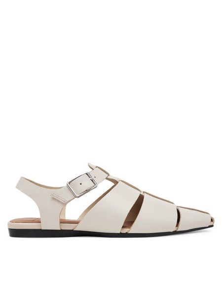 Vagabond Shoemakers Sandały Wioletta 5501-101-02 Écru. Sandały Vagabond Shoemakers, bez wzorów, ze skóry, bez obcasa, na płaskiej podeszwie, bez zapięcia. Za 599,99 zł.