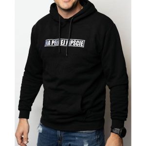 Bluza Na Pełnej Kipście SR Czarna 2025. Czarne bluzy KIPSTA, xl, bez wzorów, z bawełny, bez kaptura. Za 169,99 zł.