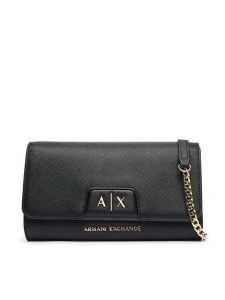 Armani Exchange Torebka XW000358 AF26570 UC001 Czarny. Czarne torebki klasyczne Armani Exchange, bez wzorów, ze skóry, bez dodatków. Za 429,99 zł.