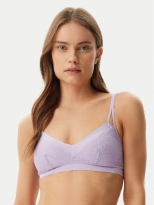 Chantelle Biustonosz braletka Soft Stretch C11GQ9 Fioletowy. Fioletowe biustonosze Chantelle, bez wzorów, z syntetyku. Za 189,99 zł.