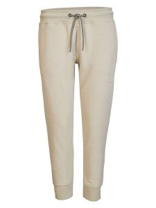 G.I.G.A. Spodnie dresowe w kolorze beżowym rozmiar: 40. Brązowe spodnie dresowe G.I.G.A., bez wzorów, z bawełny. Za 92,86 zł.