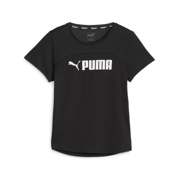 T-shirt treningowy damski PUMA Fit Logo Ultrabreathe. Białe t-shirty Puma, m, bez wzorów, bez kołnierzyka, bez ramiączek. Za 136,50 zł.
