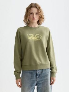 Scotch & Soda Bluza w kolorze khaki rozmiar: S. Brązowe bluzy Scotch & Soda, s, bez wzorów, z bawełny, bez kaptura. Za 179,95 zł.