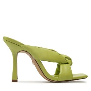 Klapki DeeZee. Zielone klapki DeeZee, bez wzorów, bez obcasa. Za 139,99 zł.