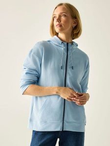 Regatta Bluza "Bayletta" w kolorze błękitnym rozmiar: 36. Niebieskie bluzy Regatta, bez wzorów, bez kaptura. Za 114,98 zł.