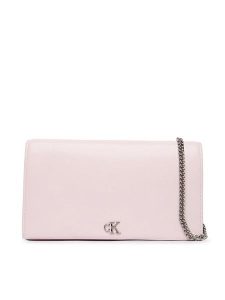 Calvin Klein Torebka Ck Wallet On Chain LV04F3319G Bordowy. Czerwone torebki wieczorowe Calvin Klein, bez wzorów, ze skóry, bez dodatków. Za 409,99 zł.