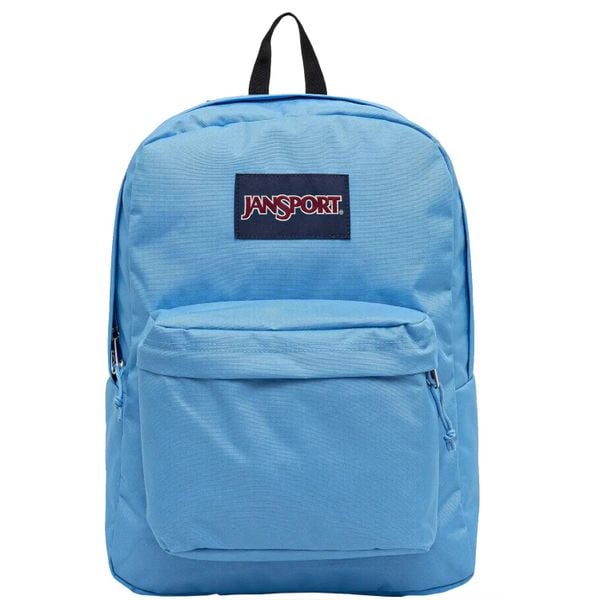 Plecak sportowo-turystyczny dla dorosłych Superbreak Backpack. Niebieskie plecaki Jansport. Za 119,99 zł.