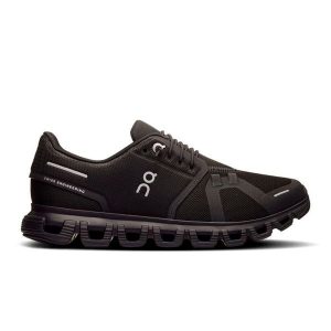 Buty lifestyle damskie On Running Cloud 6. Czarne buty trekkingowe On Running, z gumy, bez zapięcia. Za 555,99 zł.