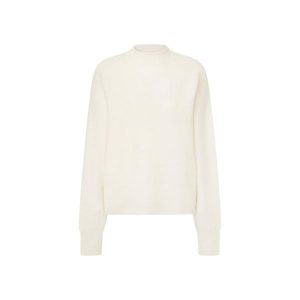 Damski sweter z okrągłym dekoltem Pepe Jeans Irma. Białe swetry klasyczne Pepe Jeans, na zimę, z jeansu, bez kołnierzyka. Za 344,35 zł.