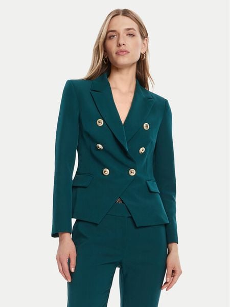 Rinascimento Marynarka CFC0126227003 Zielony Slim Fit. Zielone marynarki i żakiety Rinascimento, xl, bez wzorów, z syntetyku. Za 495,99 zł.