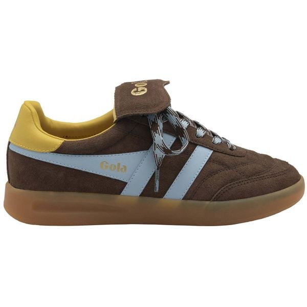 Sneakersy damscy Gola Stadia '86 Trainer. Brązowe buty sportowe Gola, bez wzorów, bez zapięcia. Za 480,50 zł.