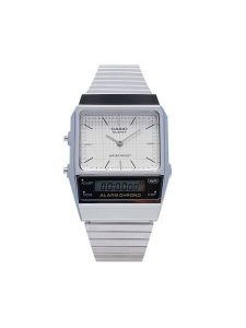 Casio Zegarek AQ-800E-7AEF Srebrny. Szare, analogowe zegarki Casio. Za 269,99 zł.